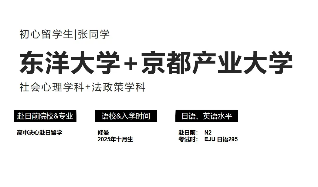 合格经验分享 | 锁定目标+从兴趣到专业 学部合格经验分享